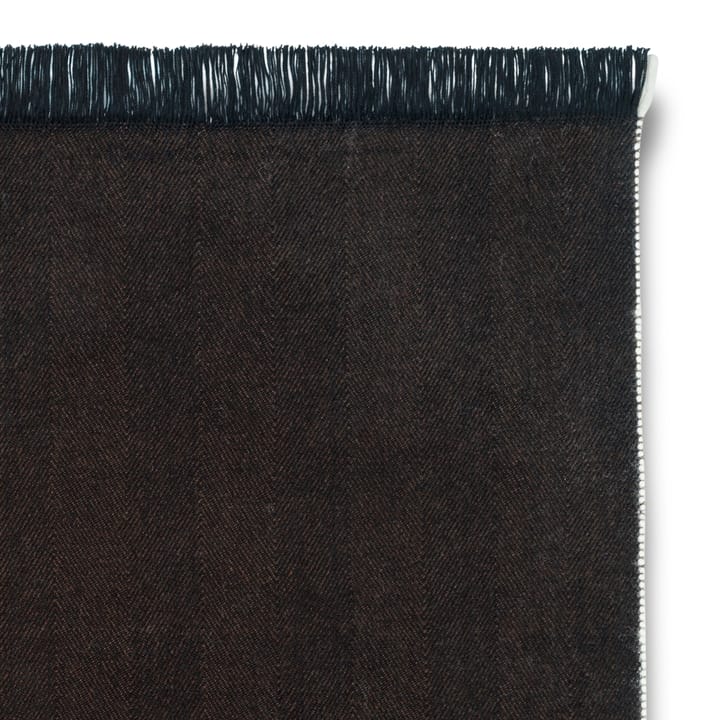 Plaid Herringbone 120x180 cm, Dark coffee Ferm Living