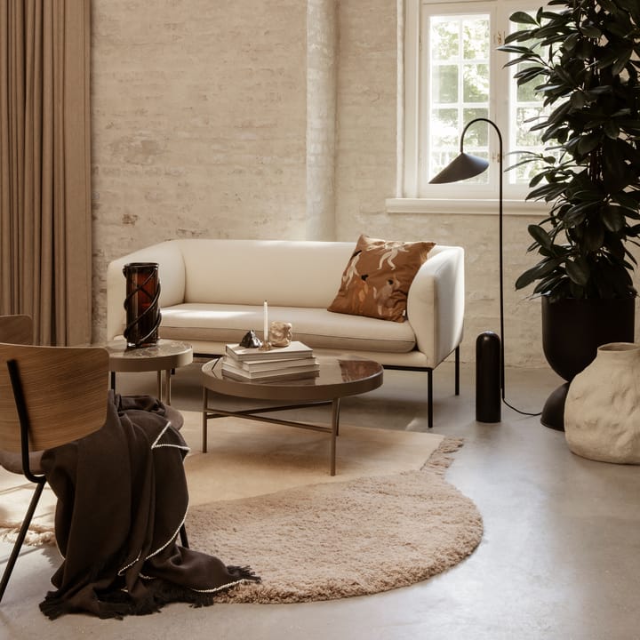 Plaid Herringbone 120x180 cm, Dark coffee Ferm Living