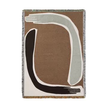 Plaid Pose Tapestry 120x170 cm - Coffee - Ferm Living