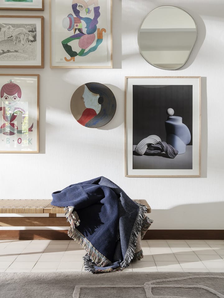 Plaid Vista 120x170 cm, Dark blue Ferm Living