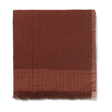 Plaid Weaver 120x170 cm - Marron rouge - Ferm Living