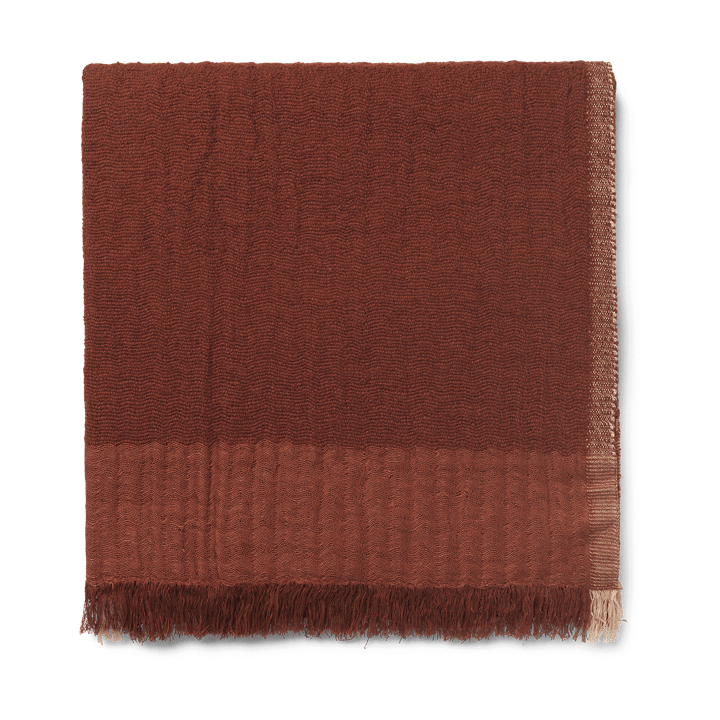 Plaid Weaver 120x170 cm - Marron rouge - Ferm LIVING