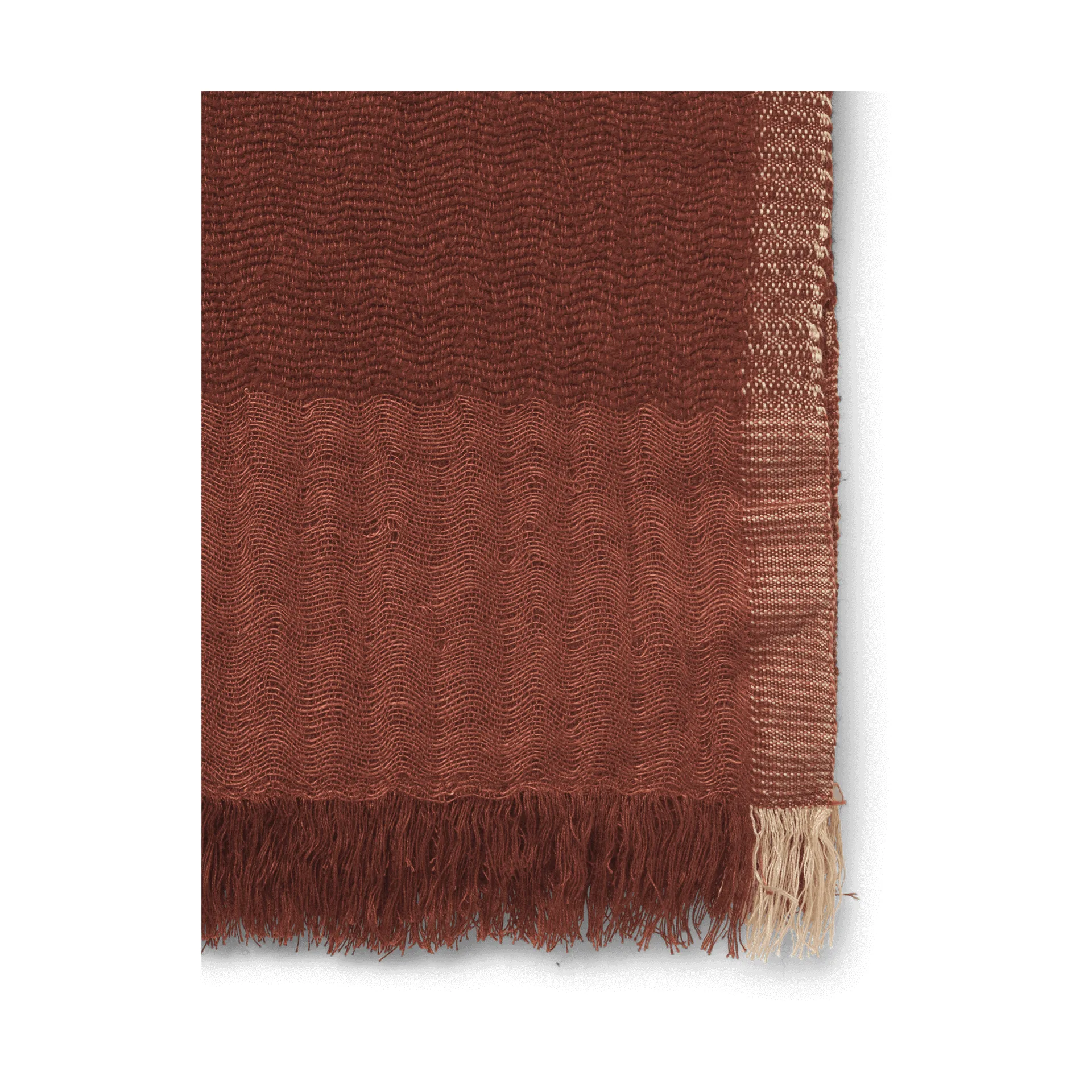 Plaid Weaver 120x170 cm, Marron rouge Ferm Living