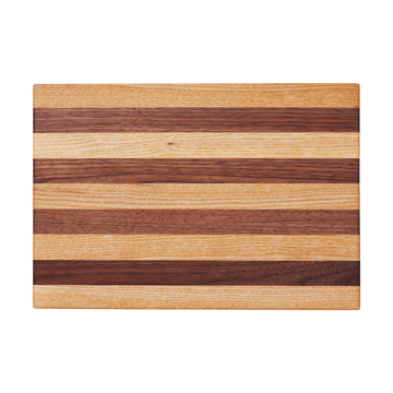 Planche à découper Stribe bold 25x36 cm - Walnut-oak - Ferm Living