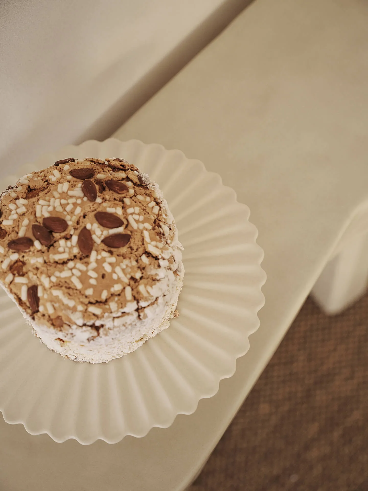 Plat à tarte Fountain Ø31 cm, Off white Ferm Living