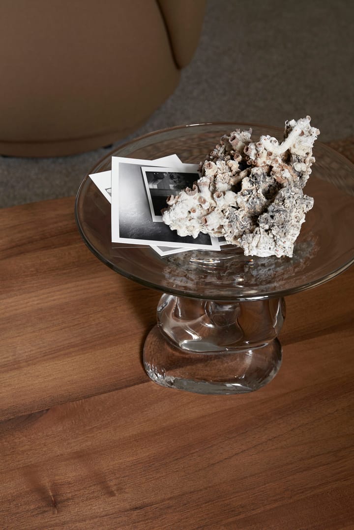Plat Damo glass centerpiece, Clear Ferm Living