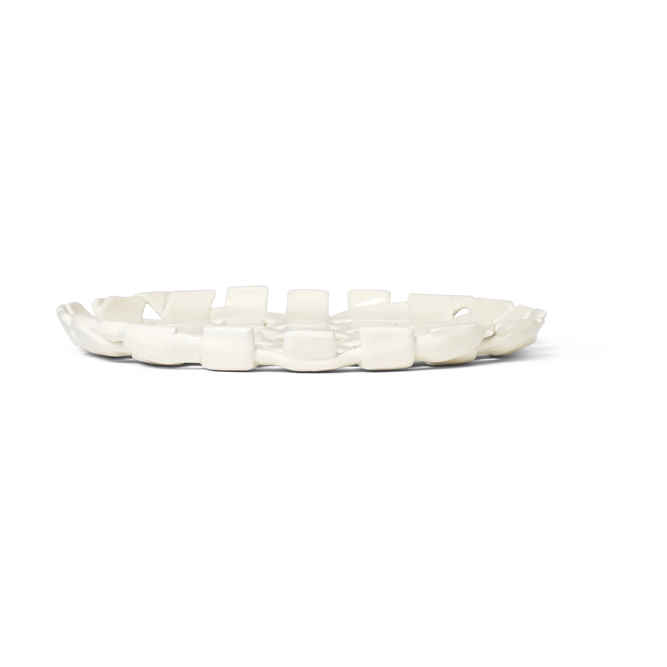 Plat Plait Ø30 cm, Off white Ferm Living