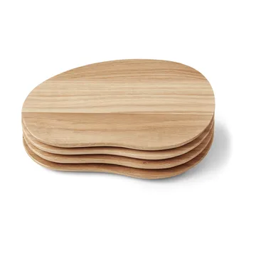 Plateau Cairn butter boards 4 pièces - Oak - Ferm Living