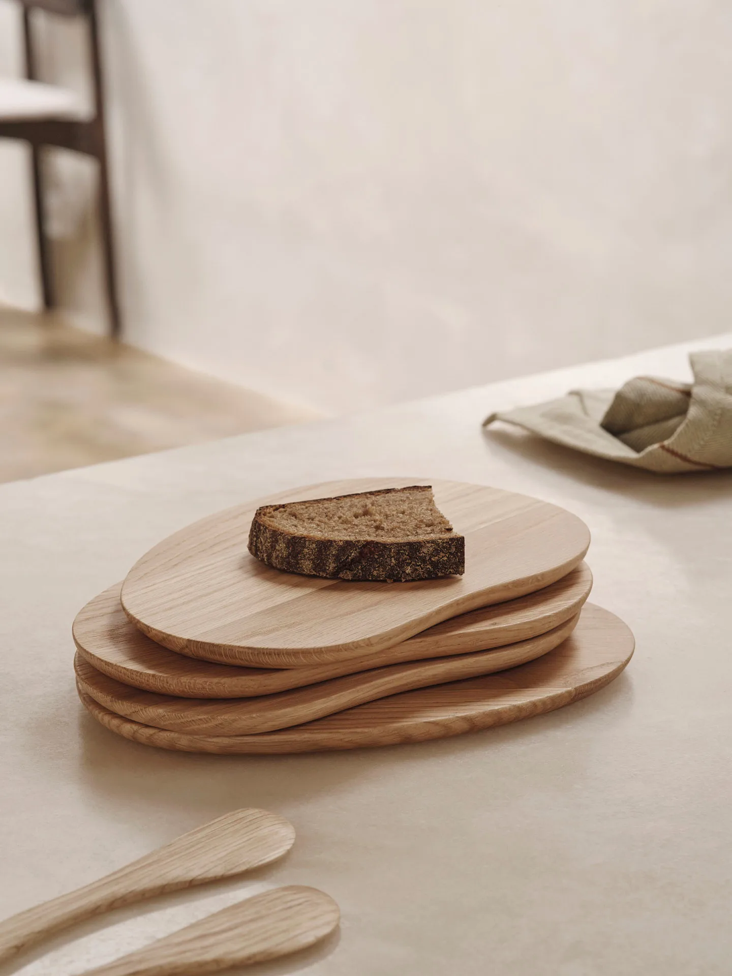 Plateau Cairn butter boards 4 pièces, Oak Ferm Living
