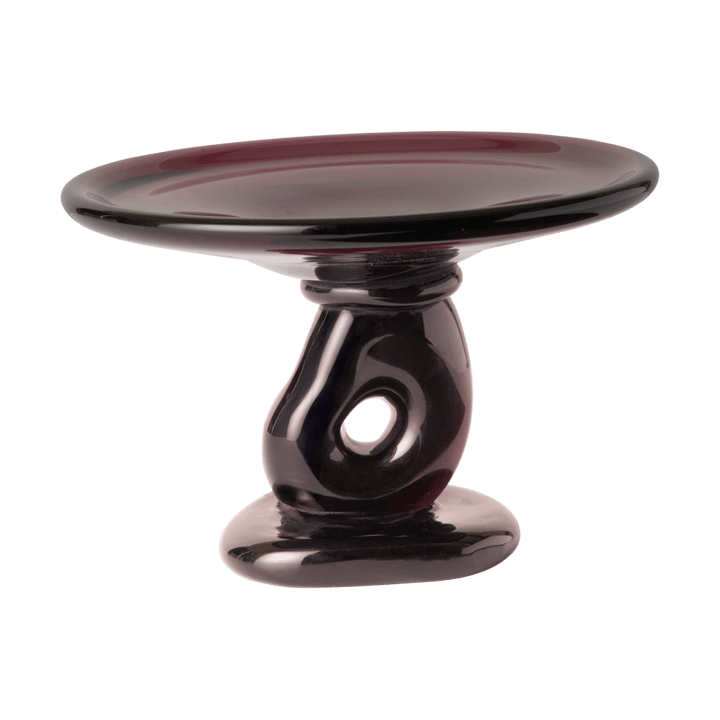 Plateau centre de table en verre Damo Ø21 cm - Dark Grape - Ferm Living
