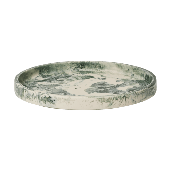 Plateau de décoration Mist Ø30 cm - Emerald-off-white - Ferm Living