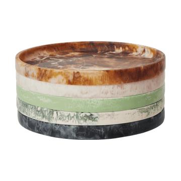 Plateau de décoration Mist Ø30 cm - Emerald-off-white - Ferm Living