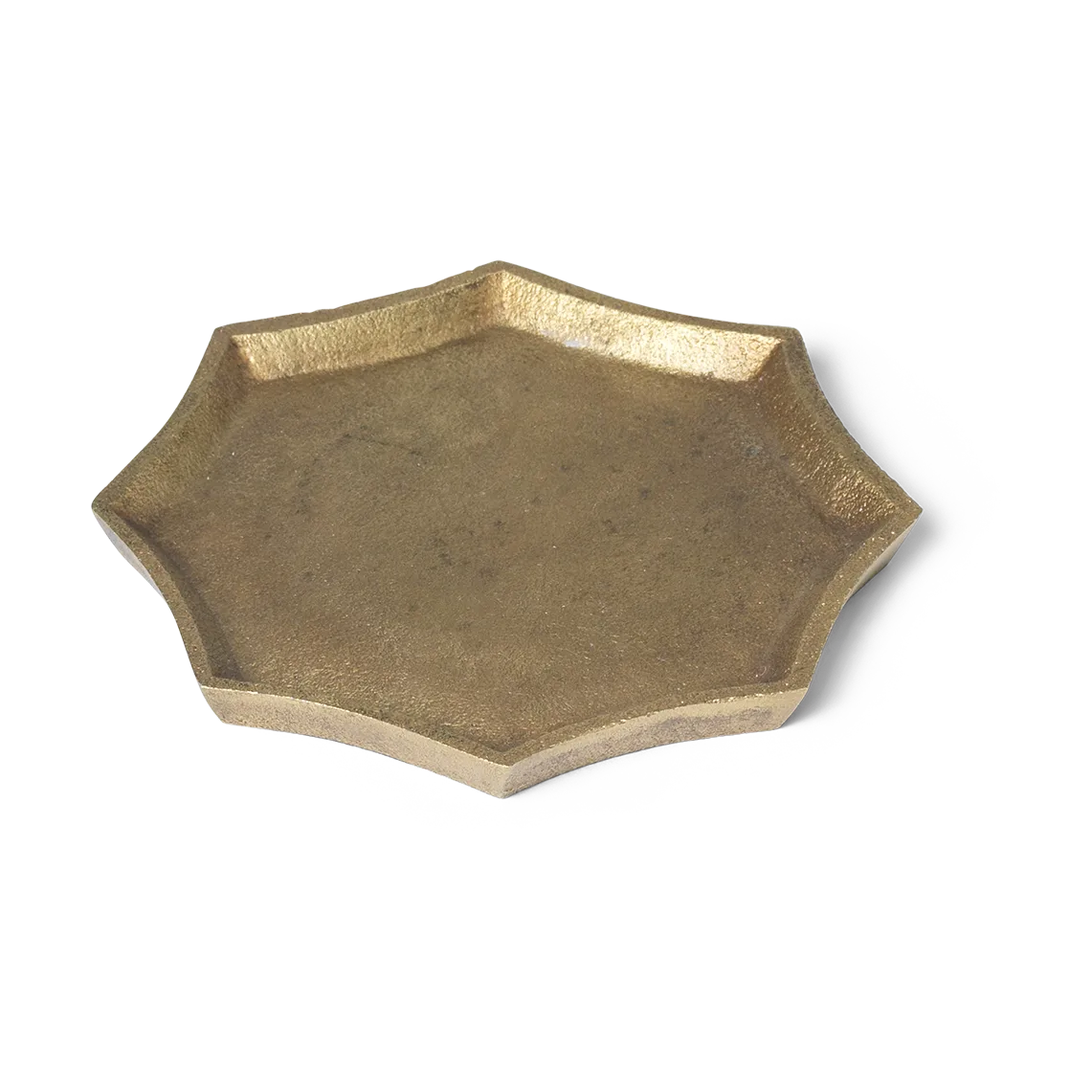 Plateau de décoration Otte 9,5x9,5 cm, Brass finish Ferm Living