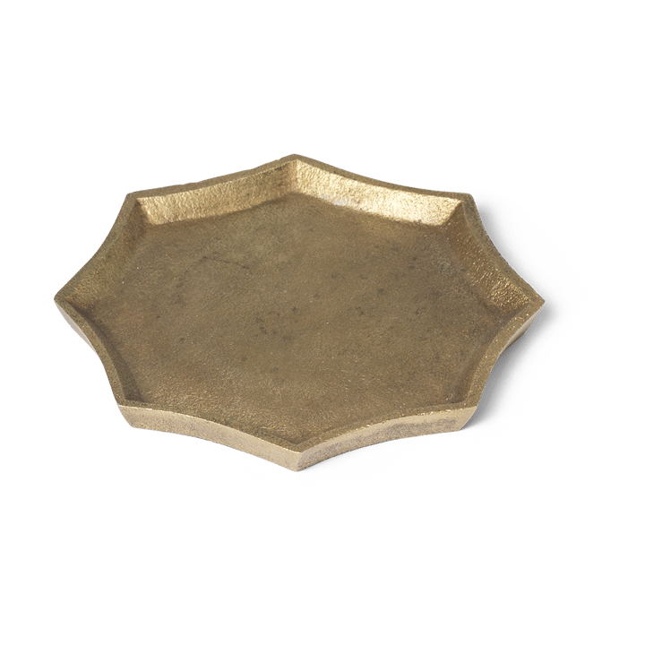Plateau de décoration Otte 9,5x9,5 cm, Brass finish Ferm Living