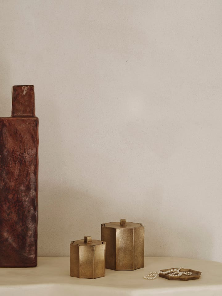 Plateau de décoration Otte 9,5x9,5 cm, Brass finish Ferm Living