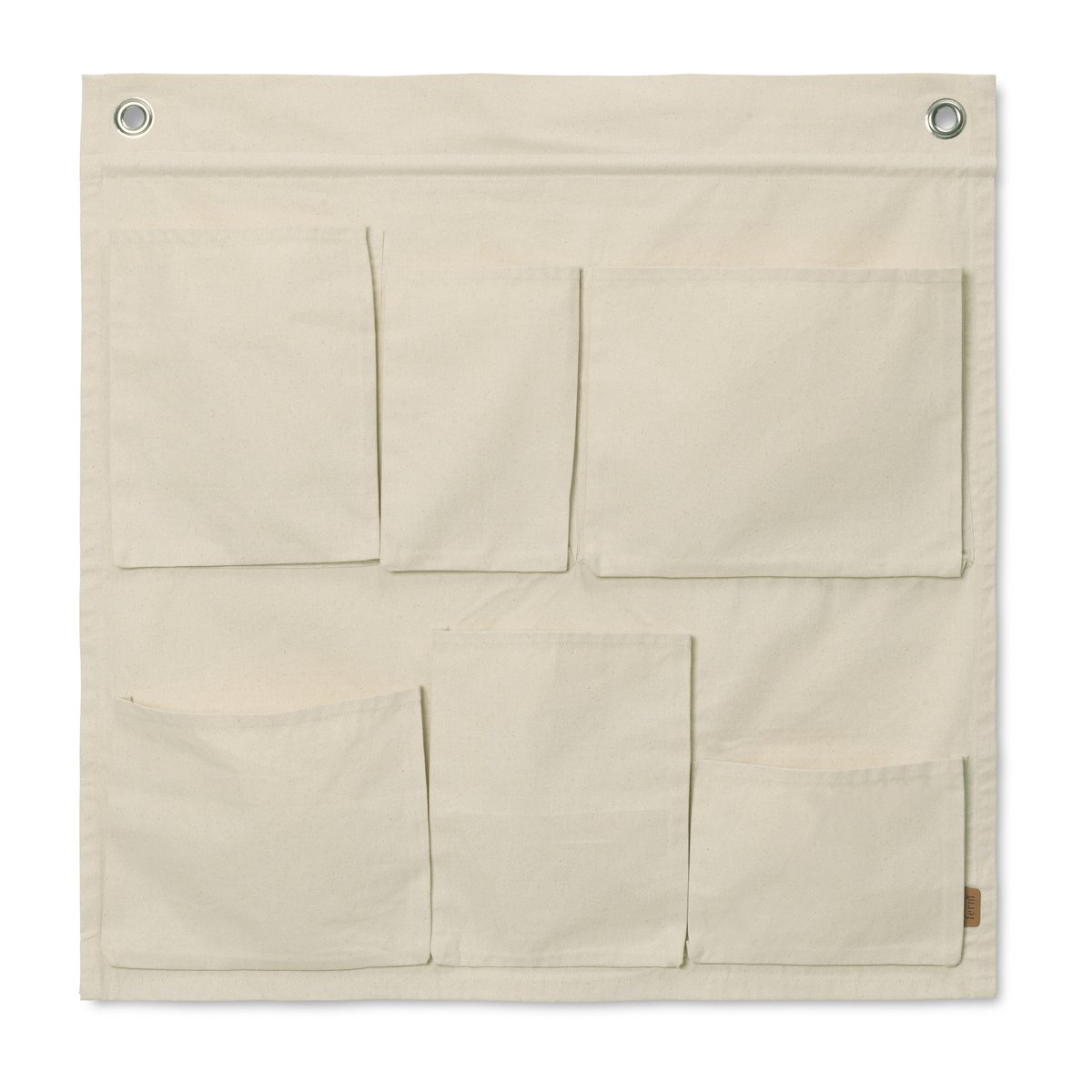 ferm LIVING Pochettes murales en toile rangement mural 70x70 cm
