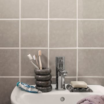 Porte-brosse à dents Bendum - Marron Marbre - Ferm Living