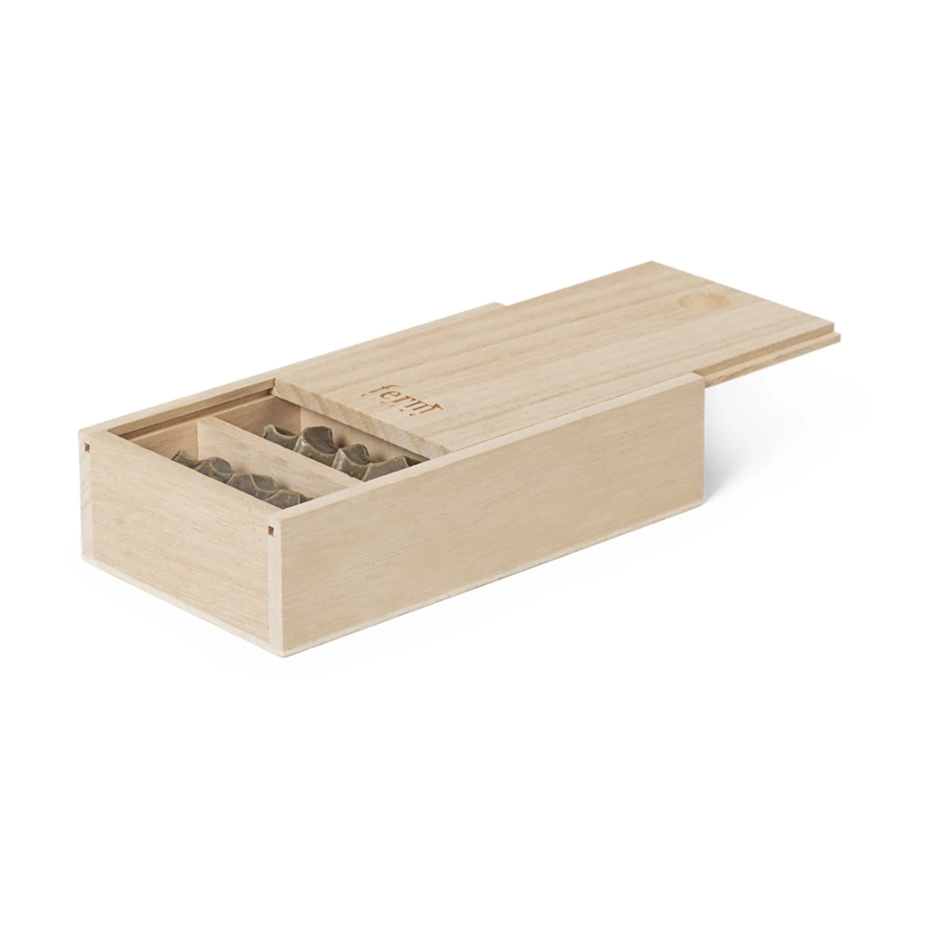 Porte-couverts Serre, lot de 4, Moss green Ferm Living