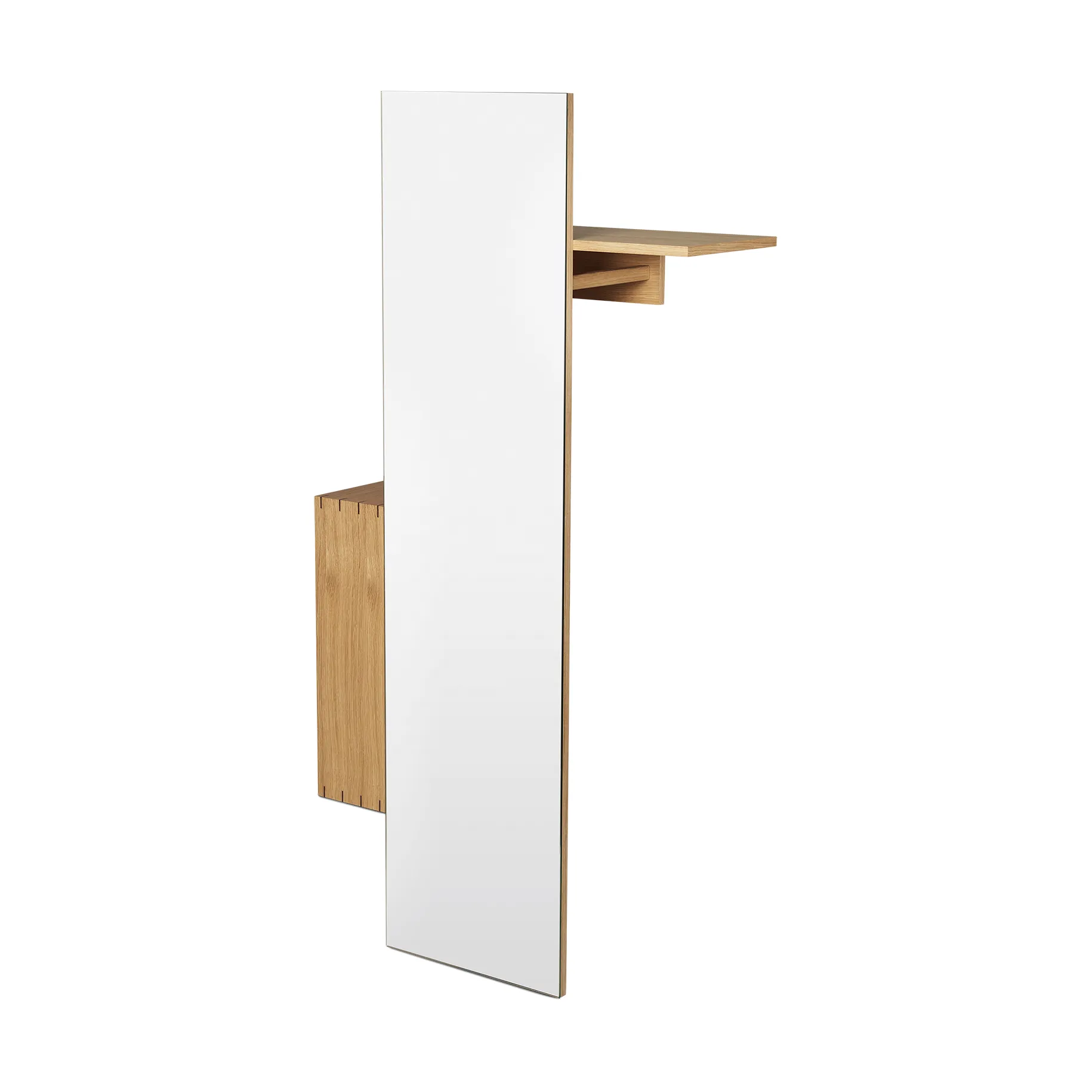 Porte-manteau avec miroir Bon hallway cabinet, Oiled Oak Ferm Living