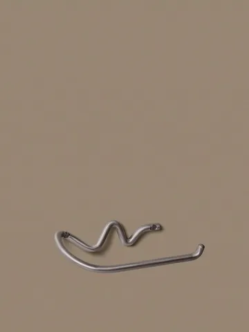 Porte-papier toilette Curvature - Acier inoxydable - Ferm Living