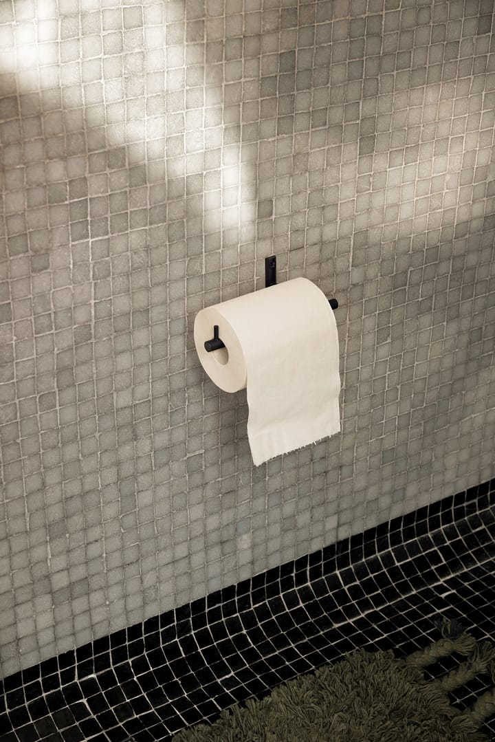Porte-rouleau de papier toilette Dora - Black - ferm LIVING