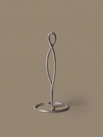 Porte rouleau essuie-tout Curvature - Acier inoxydable - Ferm Living