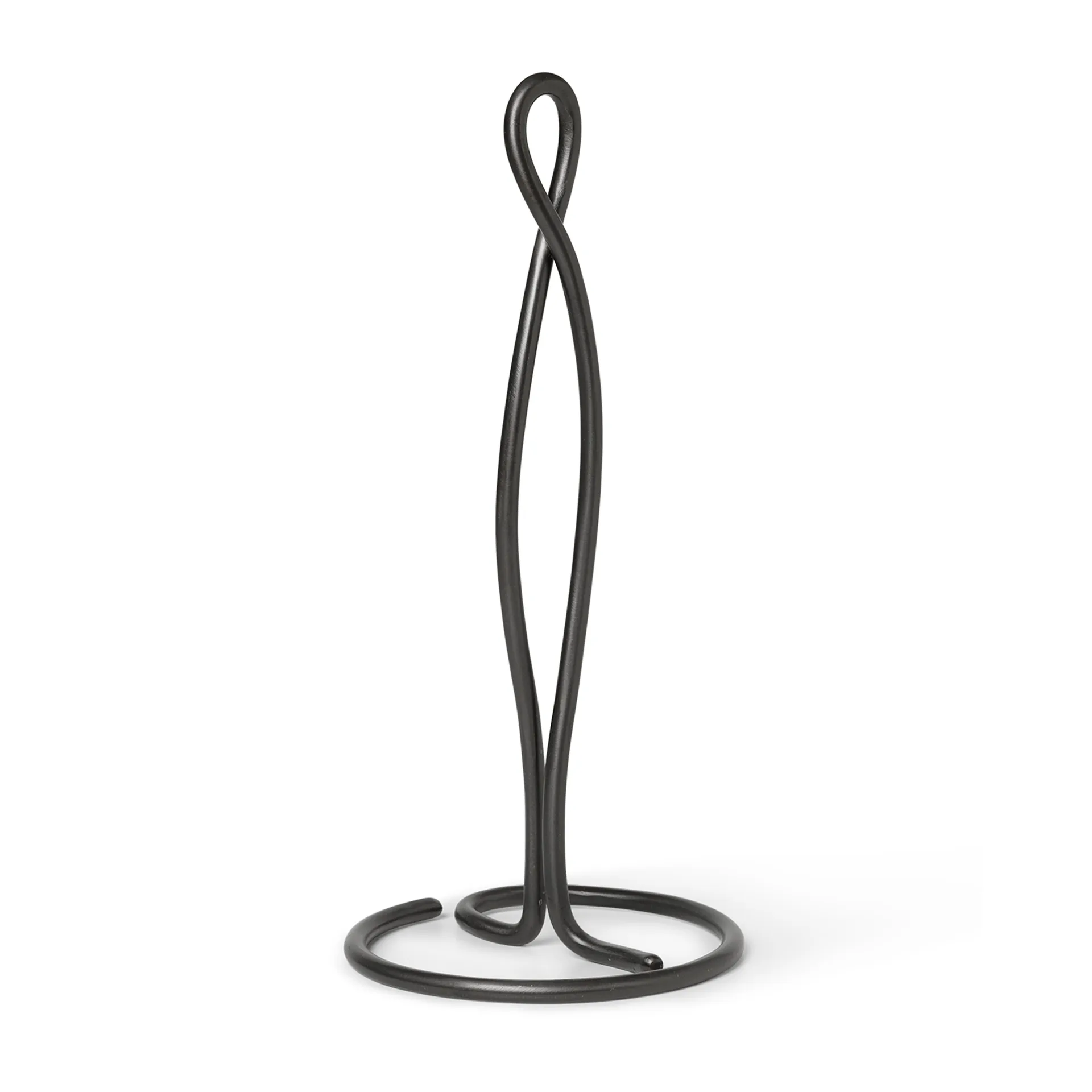 Porte rouleau essuie-tout Curvature, Laiton noir Ferm Living
