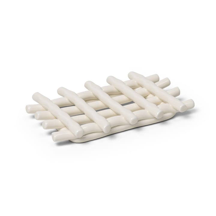 Porte-savon Ceramic 10x14,5 cm - Blanc cassé - Ferm LIVING