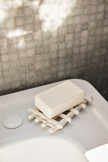 Porte-savon Ceramic 10x14,5 cm - Blanc cassé - ferm LIVING