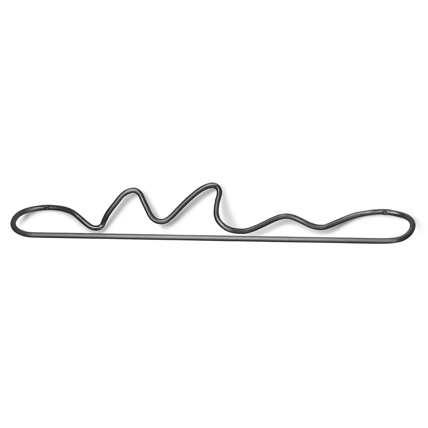 Porte-serviettes Curvature, Laiton noir Ferm Living