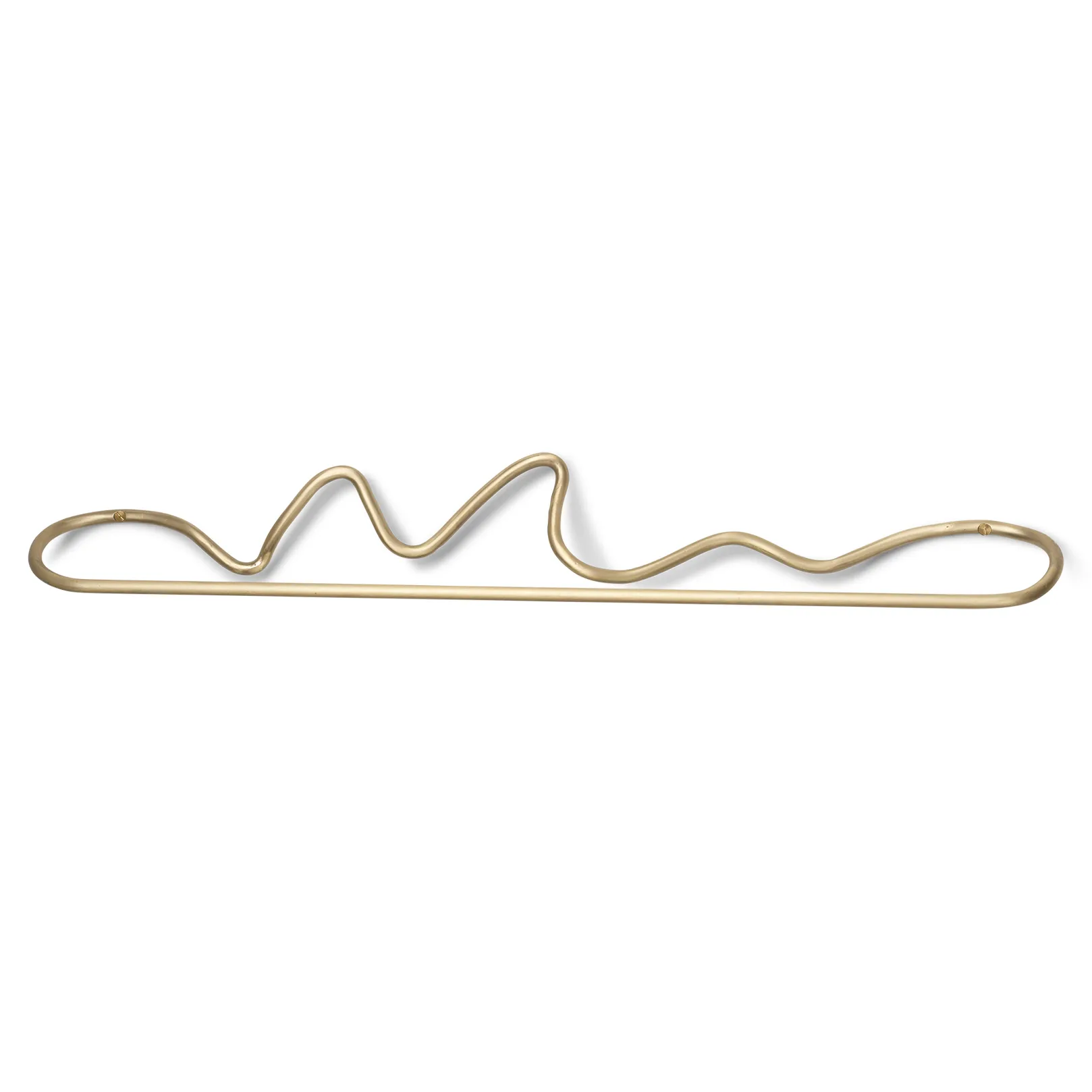 Porte-serviettes Curvature, Laiton Ferm Living