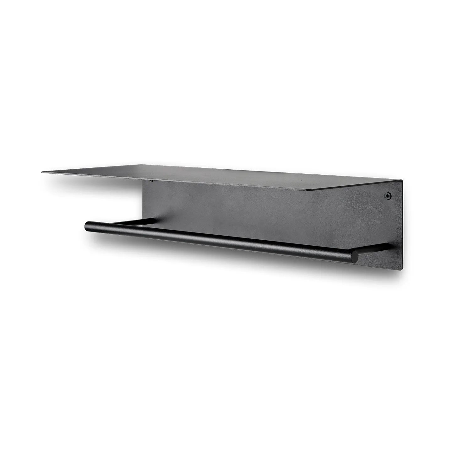 Porte-serviettes Dora avec étagère, Black Ferm Living