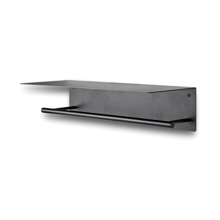 Porte-serviettes Dora avec étagère, Black Ferm Living