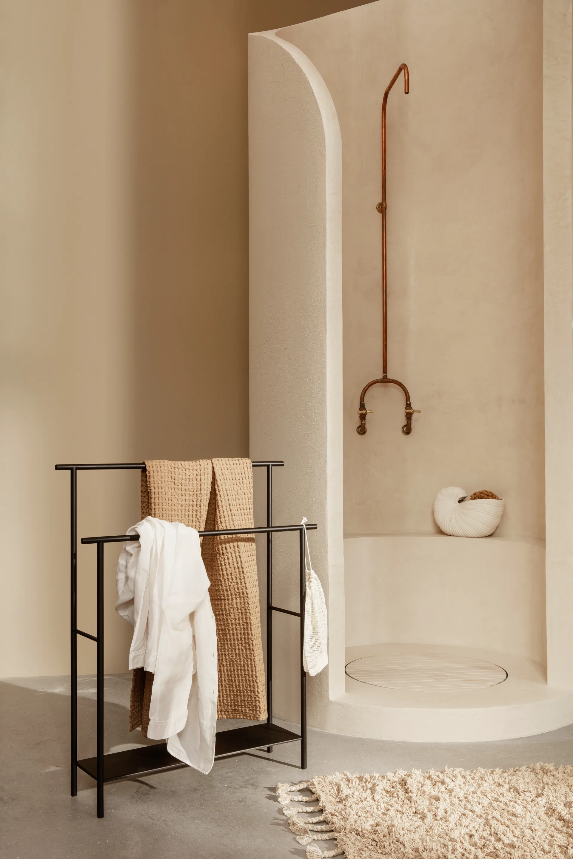 Porte-serviettes Dora, Black Ferm Living