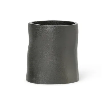 Pot à crayon Yama small Ø7,8 cm - Aluminium noirci - Ferm Living