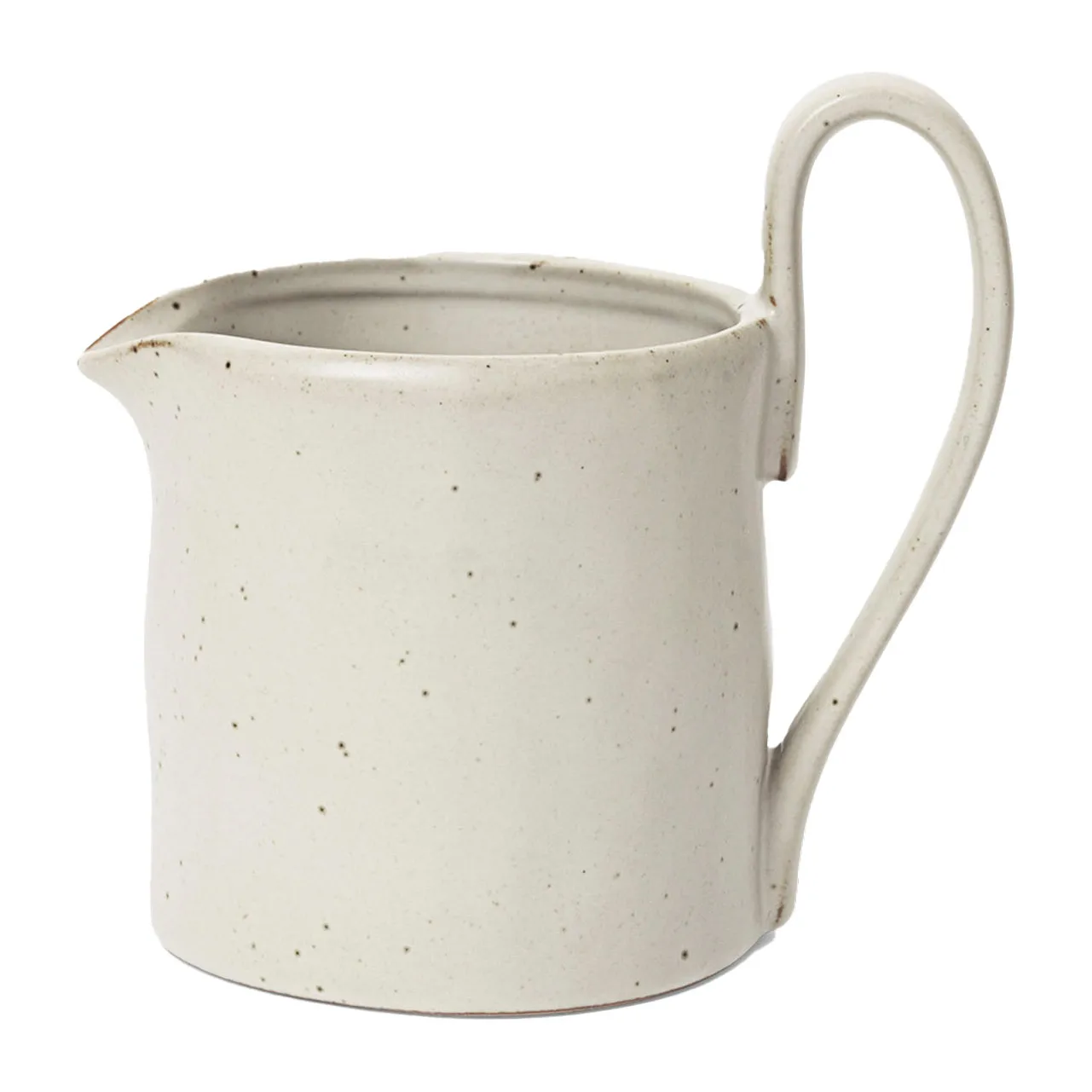 Pot à lait Flow 30 cl, Off-white speckle Ferm Living