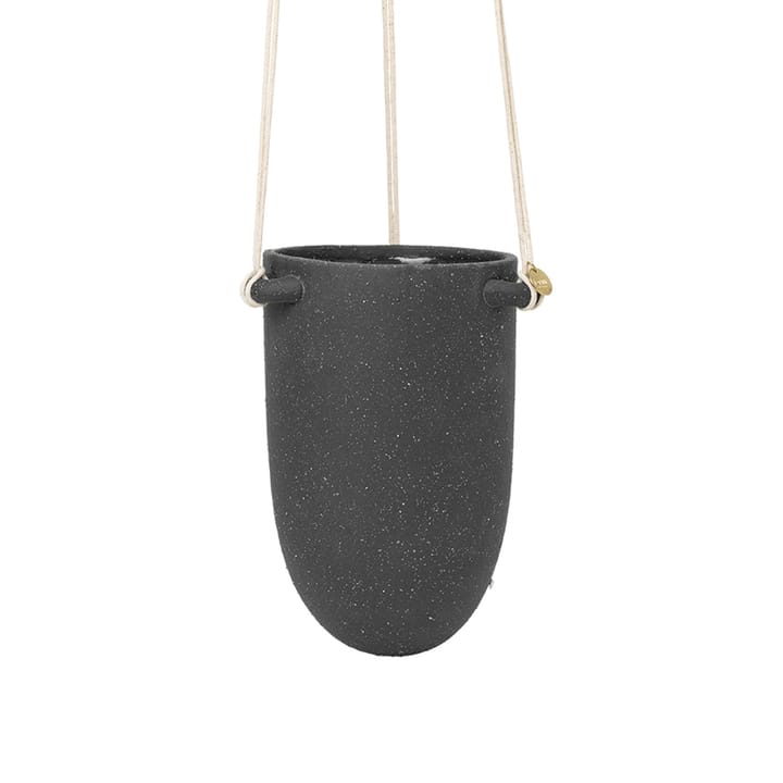 Pot à suspension Speckle Ø13,5 cm, Dark grey Ferm Living