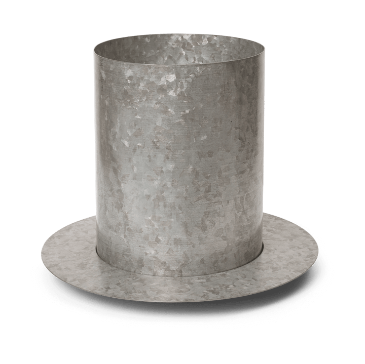 Pot Auran medium 26,6 cm - Galvanized iron - ferm LIVING