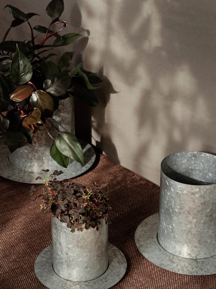 Pot Auran medium 26,6 cm, Galvanized iron Ferm Living