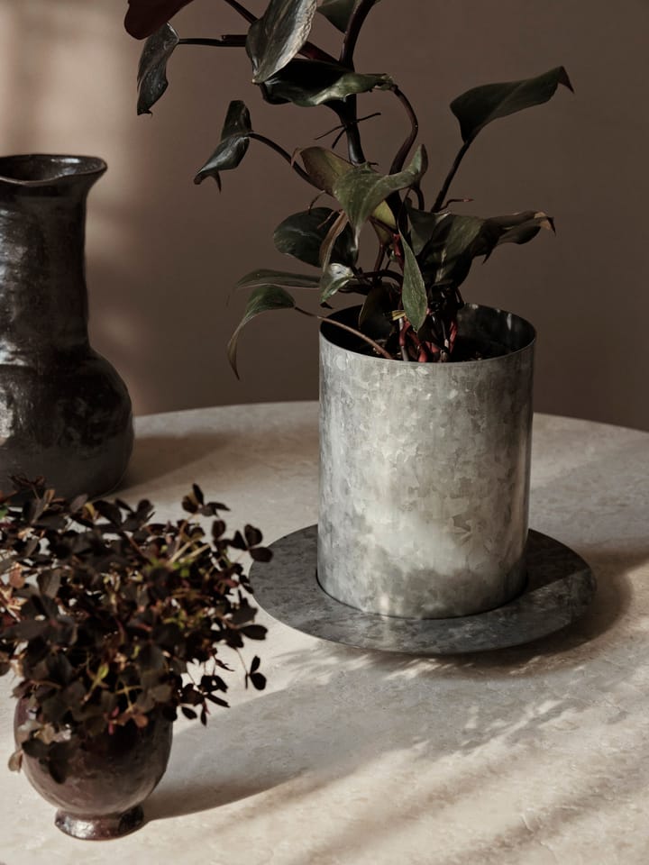Pot Auran medium 26,6 cm, Galvanized iron Ferm Living