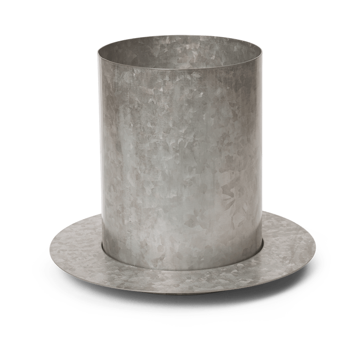 Pot Auran small 21 cm, Galvanized iron Ferm Living