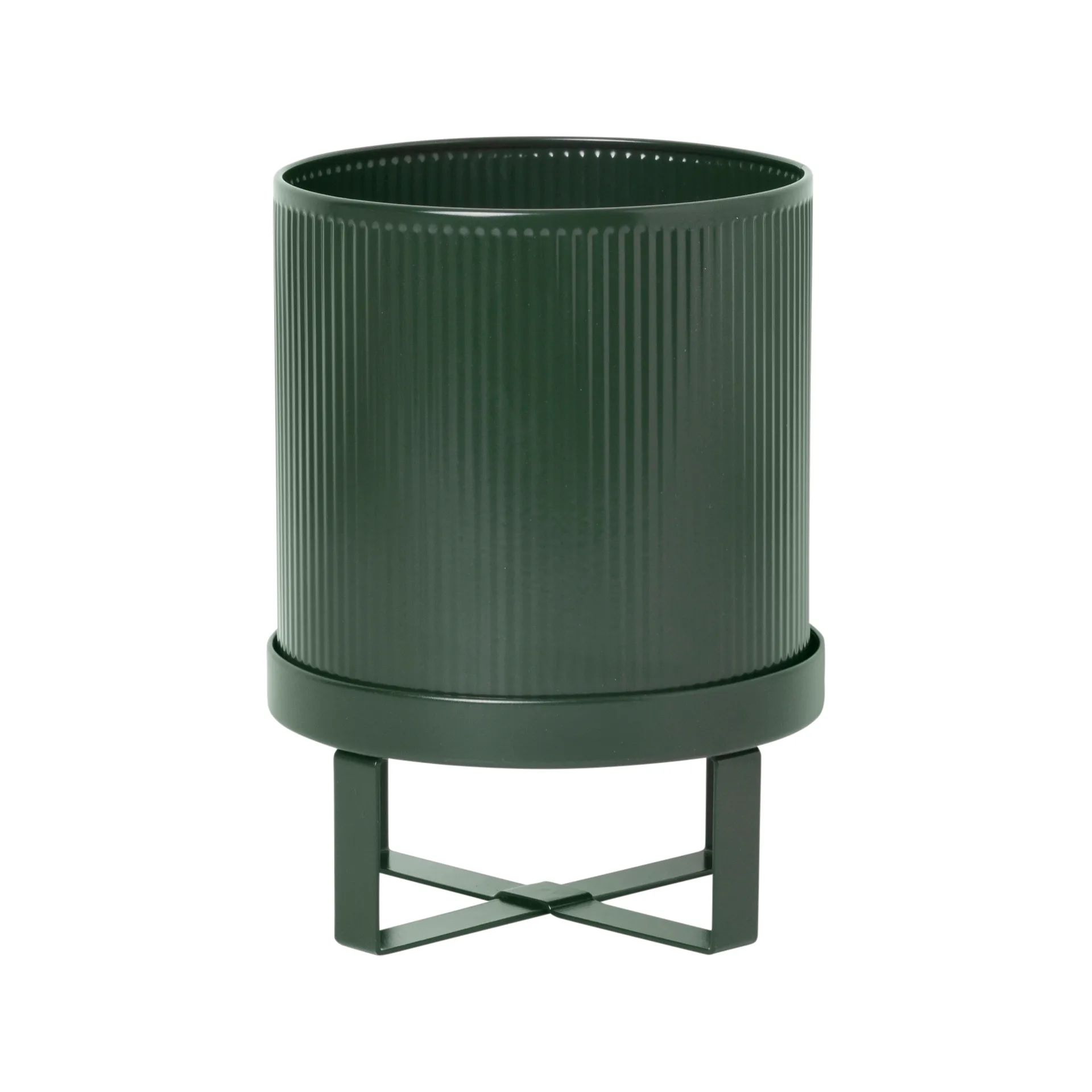 Pot de fleur Bau petit Ø18 cm, Vert foncé Ferm Living