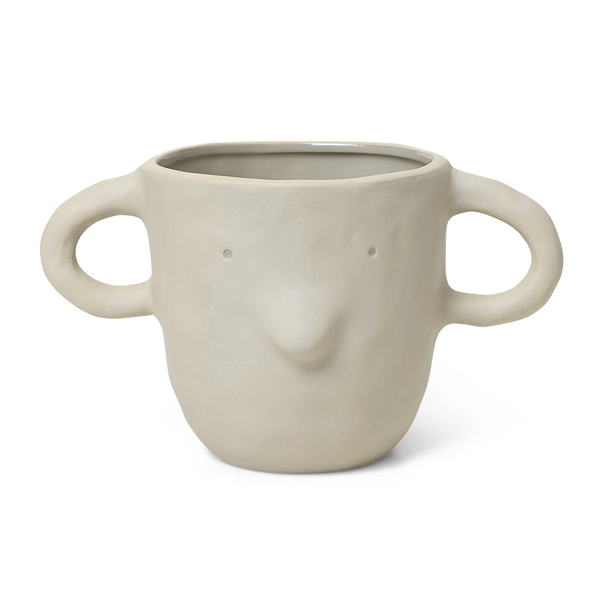 Pot de fleur Mus XL Ø15 cm, Sand Ferm Living