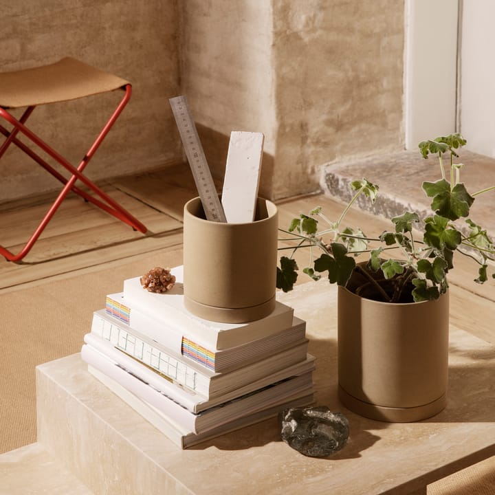 Pot de fleur Sekki moyen Ø13.5 cm, Sand Ferm Living