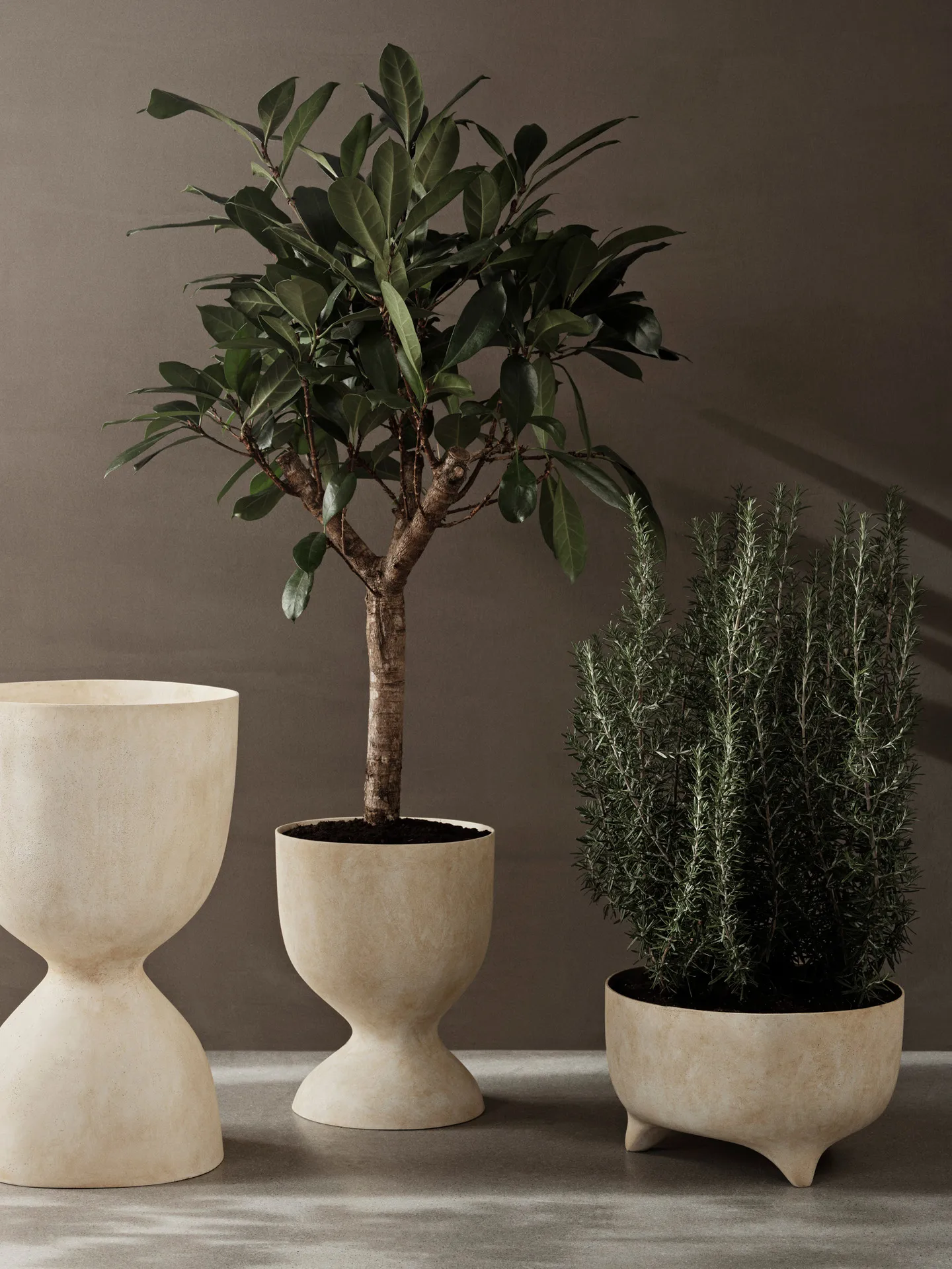 Pot Evoke 70 cm, Warm Sand Ferm Living