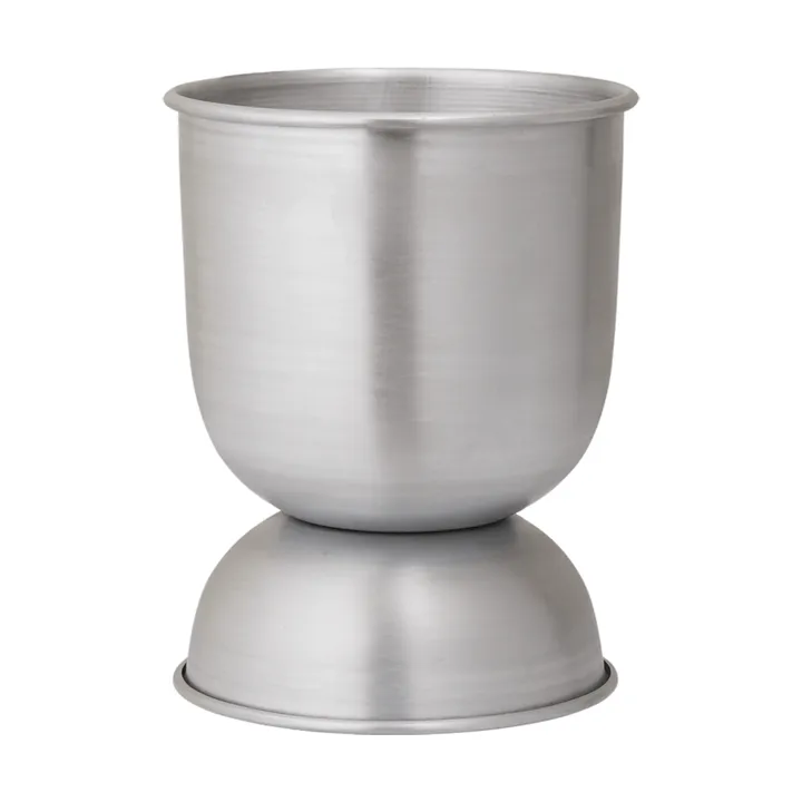 Pot Hourglass extra small Ø21 cm - Aluminium - Ferm Living