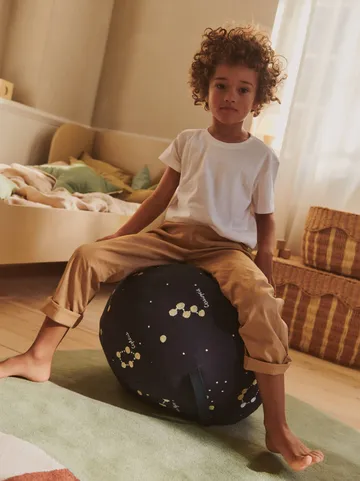Pouf Constellation - Bleu foncé, Ø50 cm - Ferm Living