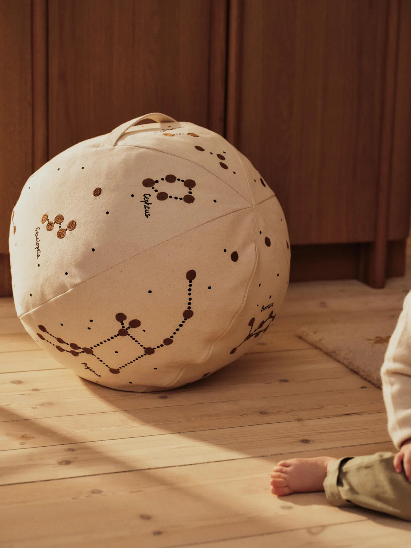 Pouf Constellation, Non teint, Ø50 cm Ferm Living