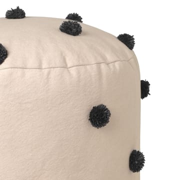 Pouf Dot Ø39 cm - Sand-black - Ferm Living