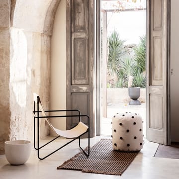 Pouf Dot Ø39 cm - Sand-black - Ferm Living